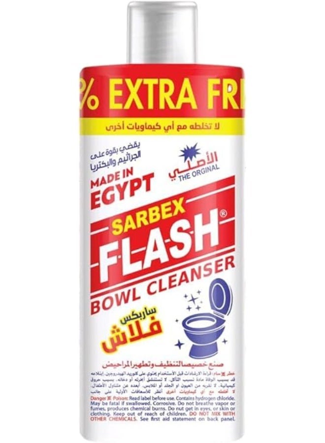 Sarbex Flash Floor & Bathroom Cleaner | Kills Germs & Bacteria | Deep Cleaning & Disinfection for Toilets | Fresh Scent | 1080g - Image 1