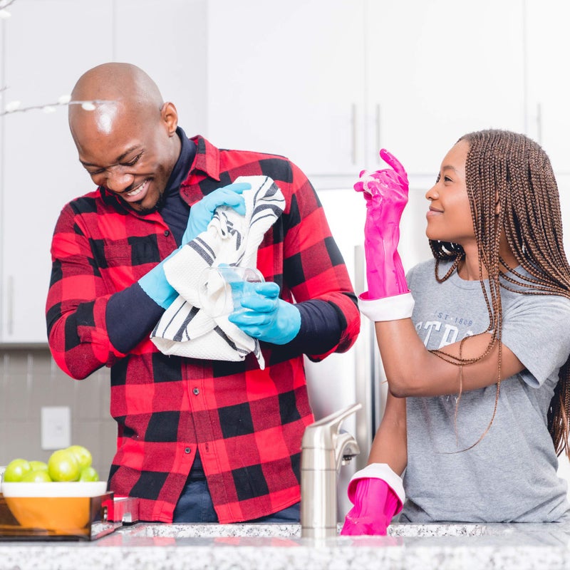 Playtex Living Reuseable Rubber Cleaning Gloves, Premium Protection Reusable Household Gloves, Large (Pack of 3) - Image 5