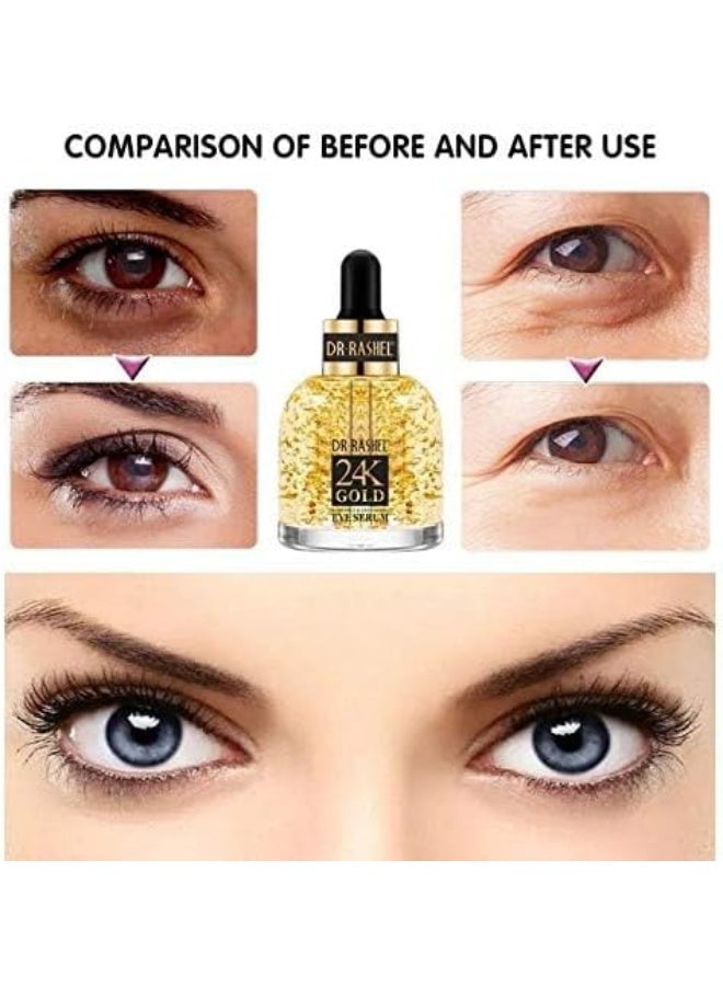 DR. RASHEL Dr Rashel 24K Radiance and Anti Aging Eye Serum 30ml- Gold - Image 5