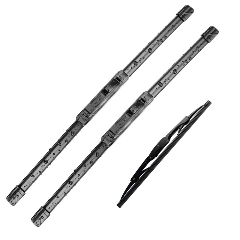 Fabysky 3Pcs Windshield Wiper Blades for Cadillac XT5 2017 2018 2019 Original Equipment Automotive Replacement Windshield Wiper Blades for My Car 242011 Set of 3 UJ HOOK