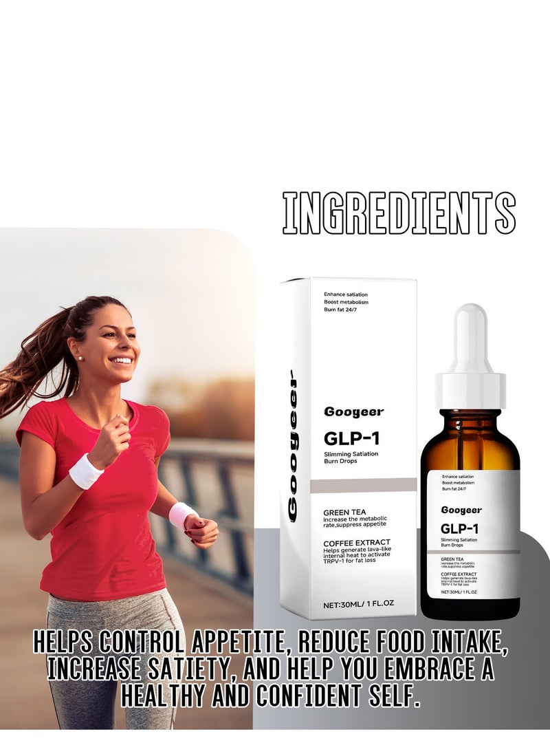 Googeer GLP-1 Slimming Satiation Burning Drops,Support Energy Balance 30ml  - Image 5