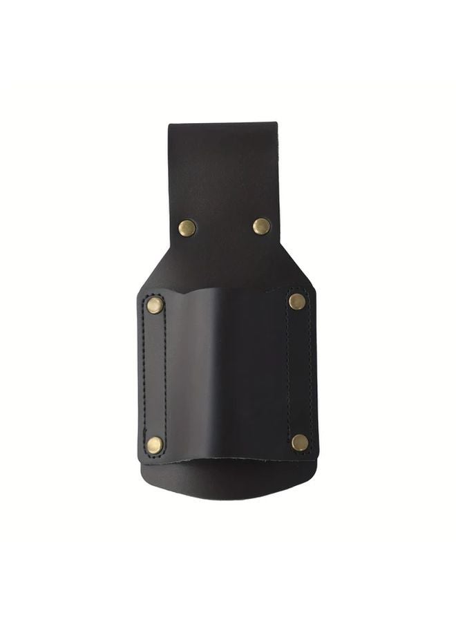 حقيبة فأس ومطرقة من الجلد الأسود المتين للمغامرات الخارجية - Image 5