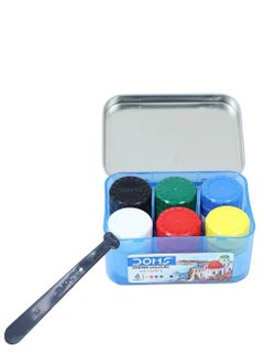 DOMS 6-Piece Poster Paint Set 10ml Content Multicolour  - Image 2