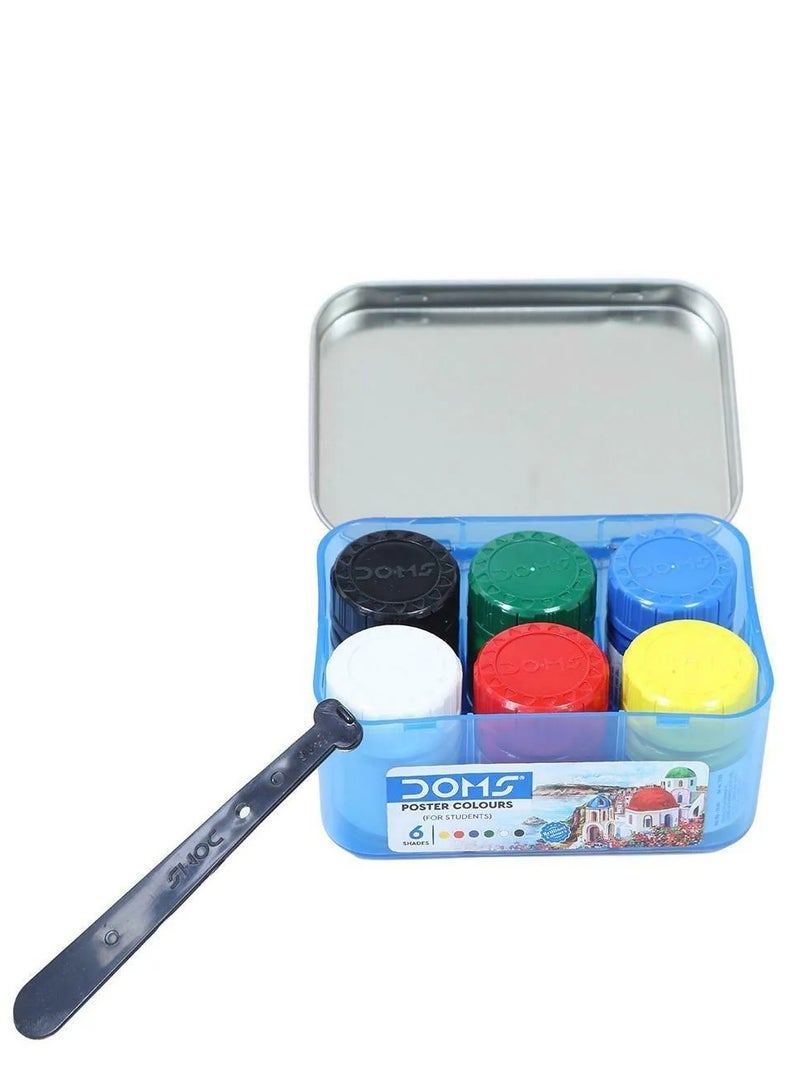 DOMS طقم ألوان ملصقات مكون من 6 قطع سعة 10 مل متعدد الألوان - Image 2