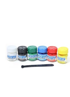 DOMS 6-Piece Poster Paint Set 10ml Content Multicolour  - Image 3