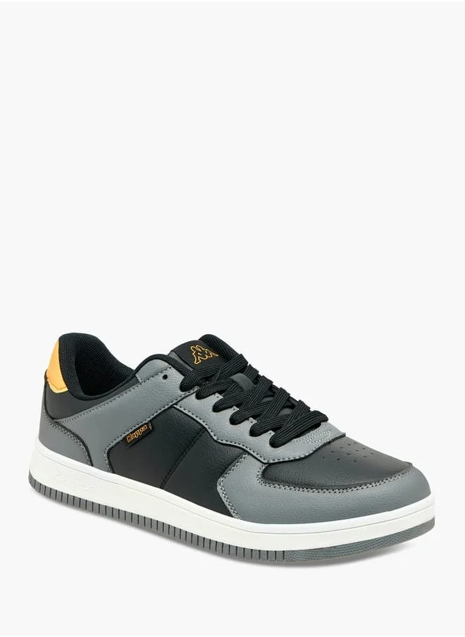 كابا Mens Panelled Lace-Up Sports Shoes