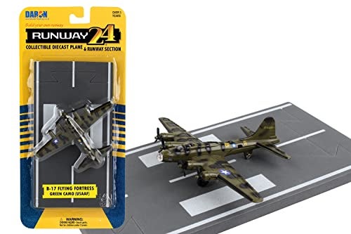 Daron Worldwide Trading Runway24 B-17 Vehicle, Olive - Image 1