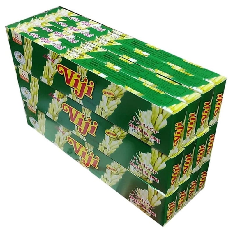 Pack of 12 Peices -Viji Seven in One Incence Sticks/Bakhoor/Agarbathi-ALSAQER