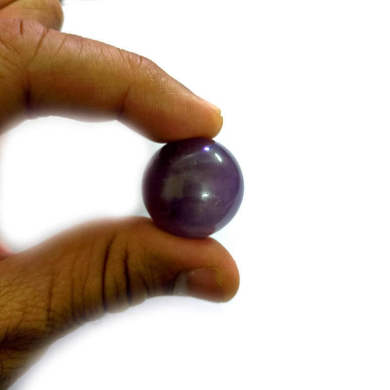 ASTROGHAR Astroghar Natural Amethyst Crystal 30 mm Mini Ball Sphere for Reiki Healing - Image 3