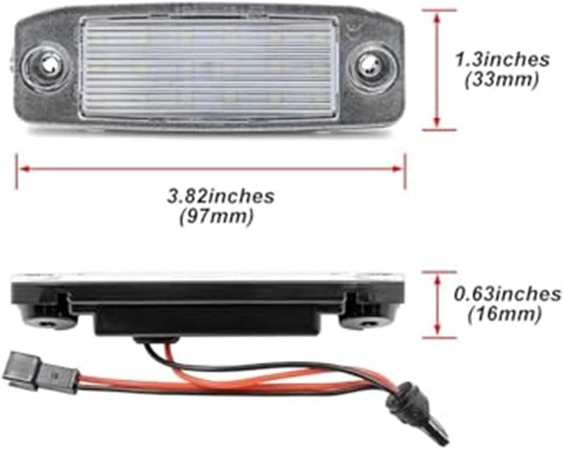 Wivplex 2Pcs White License Plate Light for Kia and Hyundai - Image 5