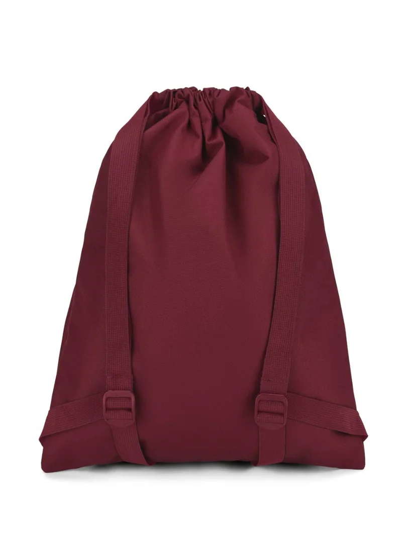 Jansport Drawstring Bag with Adjustable Shoulder Straps,14L, 0.19kg - Russet Red
