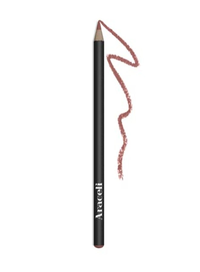 Araceli Beauty Lip Liner Pencil - Highly Pigmented Lip Liner for Precise Definition & Full Coverage - Smooth, Creamy Formula for All-Day Wear (Dama) - Image 1