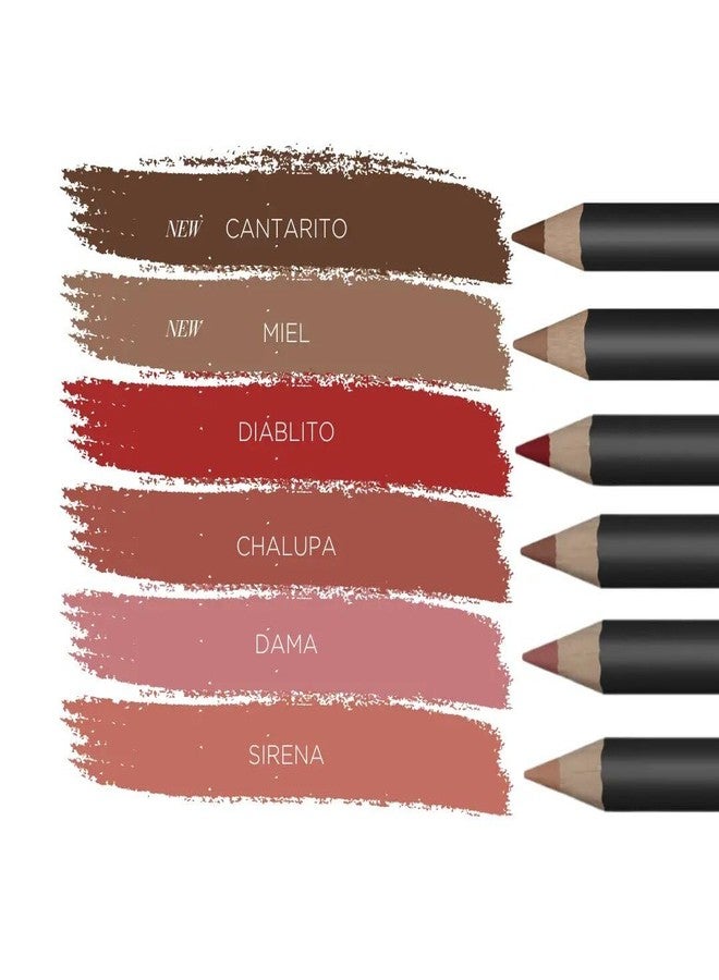 Araceli Beauty Lip Liner Pencil - Highly Pigmented Lip Liner for Precise Definition & Full Coverage - Smooth, Creamy Formula for All-Day Wear (Dama) - Image 2