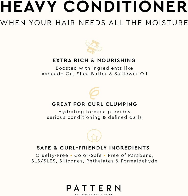 Pattern Heavy Conditioner For Coilies 13 Fl Oz! Blend Of Avocado Oil Shea Butter & Safflower Oil! Conditioner For Curly Hair! Perfect For Coily & Tight Textures! (13 fl oz) - Image 2