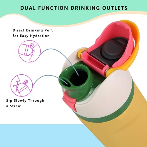 NTIERA Replacement Lid for Owala Freesip,Compatible with Owala Freesip Water Bottle 16oz 24oz 32oz 40oz,Premium Replacement Accessories for Owala Cap,LeakProof,BPA-Free(Forest Green) - Image 5