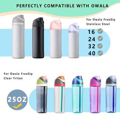 NTIERA Replacement Lid for Owala Freesip,Compatible with Owala Freesip Water Bottle 16oz 24oz 32oz 40oz,Premium Replacement Accessories for Owala Cap,LeakProof,BPA-Free(Forest Green) - Image 2