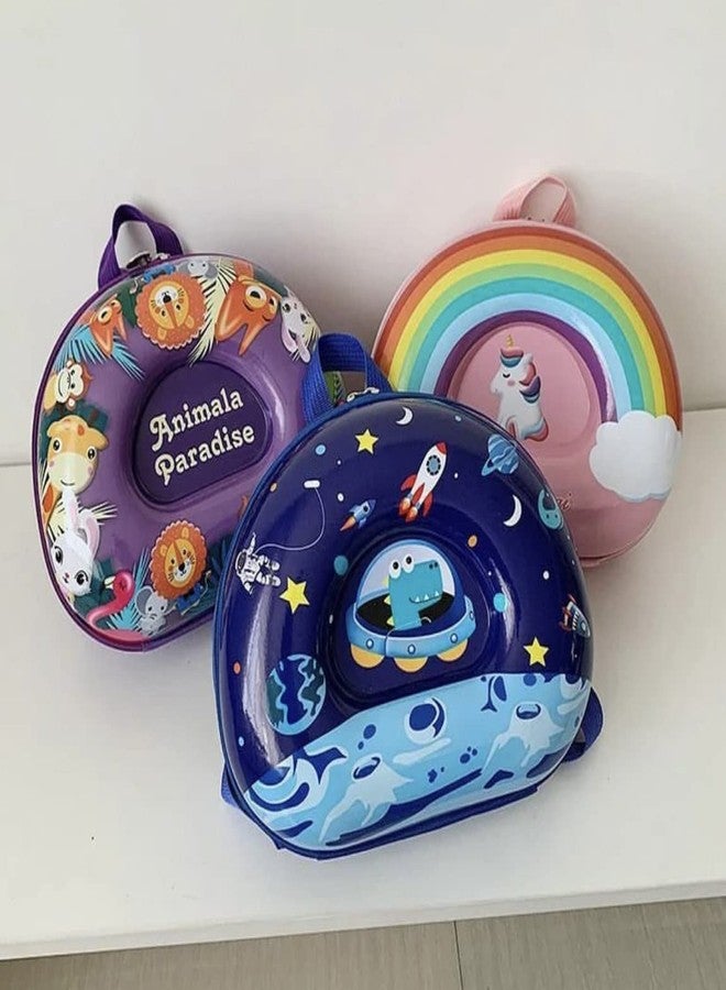 Adson Rainbow Backpack for Toddlers, and Children Plush Preschool Shoulder Bag Travel Bag Gift for Kid 2-8 Years Old Cute Mini - Perfect for Daycare, Playtime, and Elementary School -Multi Colour - Image 4