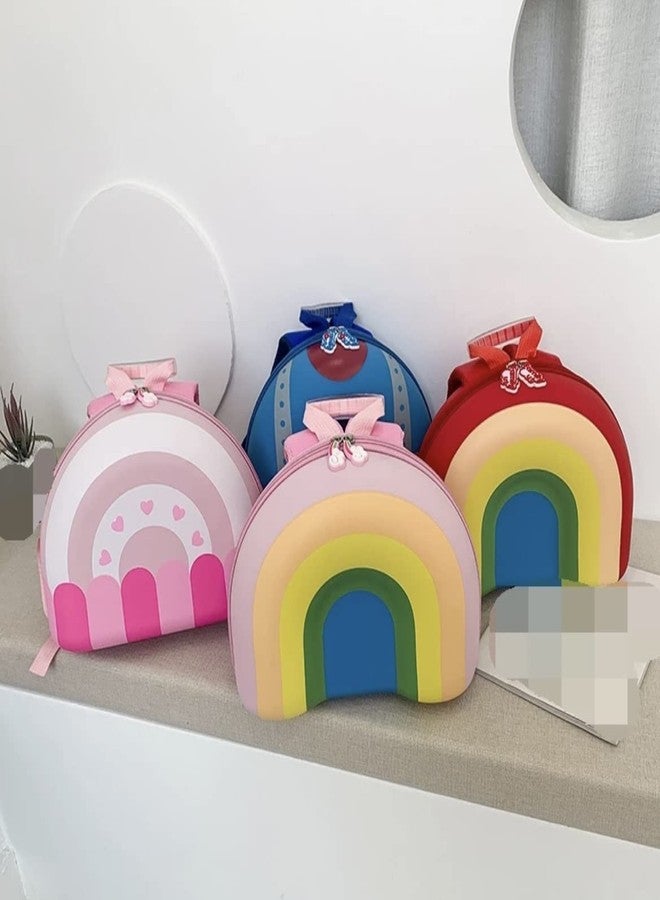Adson Rainbow Backpack for Toddlers, and Children Plush Preschool Shoulder Bag Travel Bag Gift for Kid 2-8 Years Old Cute Mini - Perfect for Daycare, Playtime, and Elementary School -Multi Colour - Image 2