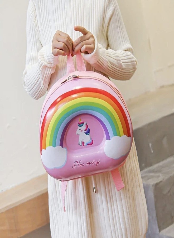 Adson Rainbow Backpack for Toddlers, and Children Plush Preschool Shoulder Bag Travel Bag Gift for Kid 2-8 Years Old Cute Mini - Perfect for Daycare, Playtime, and Elementary School -Multi Colour - Image 3
