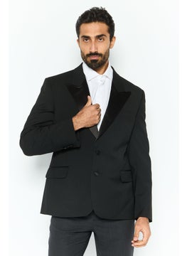 Asos Design Men Slim Fit Solid Formal Blazer, Black  - Image 1