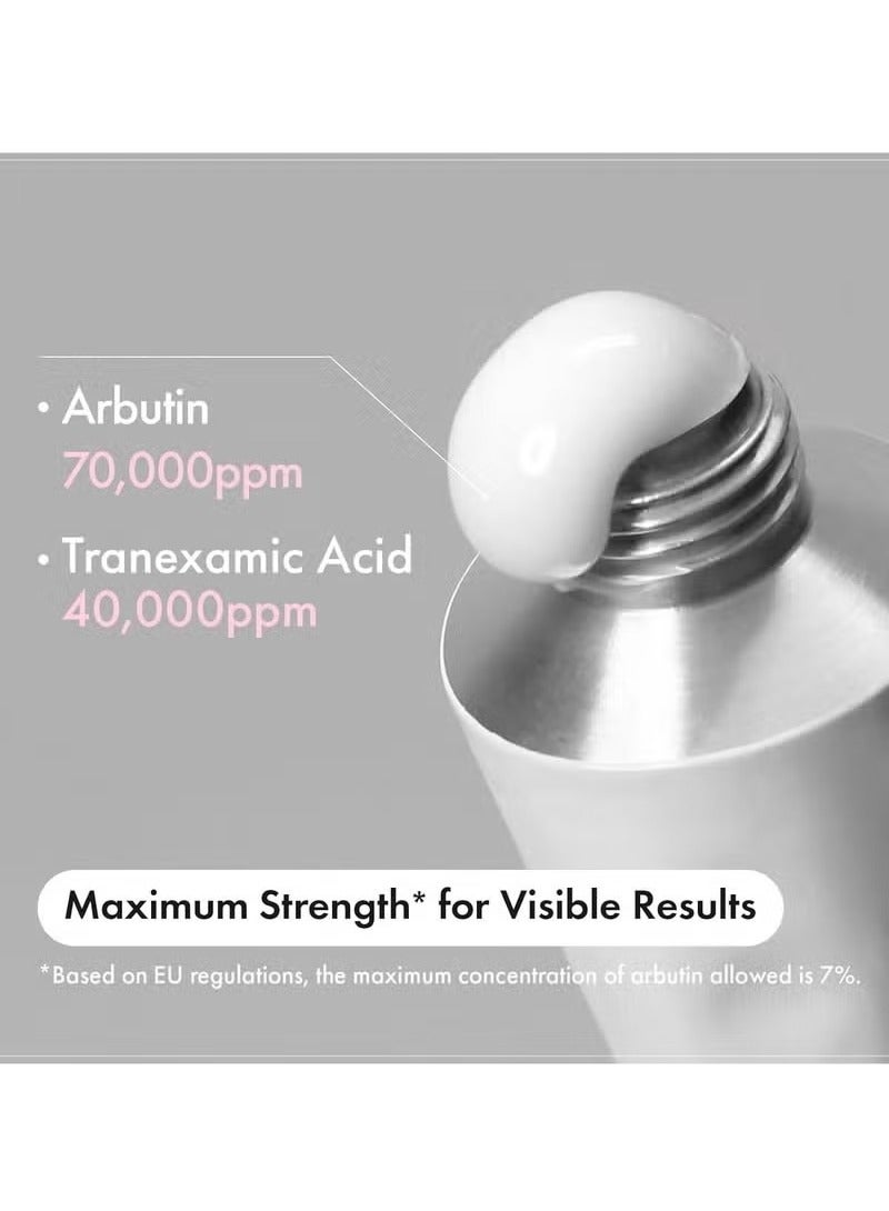 Tosowoong Arbutin 7% + Tranexamic Acid 4% Cream, 70,000ppm Arbutin, 40,000ppm TXA, Niacinamide, Glutathione, Dark Spots, Freckle, Blemishes, Pigmetation, Korean Skin Care, 50ml, 1.69 fl.oz. - Image 2