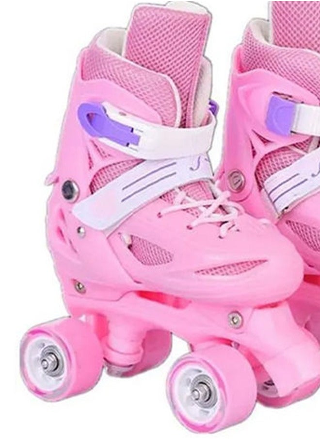 Generic - Roller Skates Children's Double-row Four-wheel Single-shoe Roller Skates for Toddlers,Children,Youth, Teenagers - Image 1