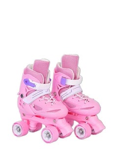 Roller Skates Children's Double-row Four-wheel Single-shoe Roller Skates for Toddlers,Children,Youth, Teenagers