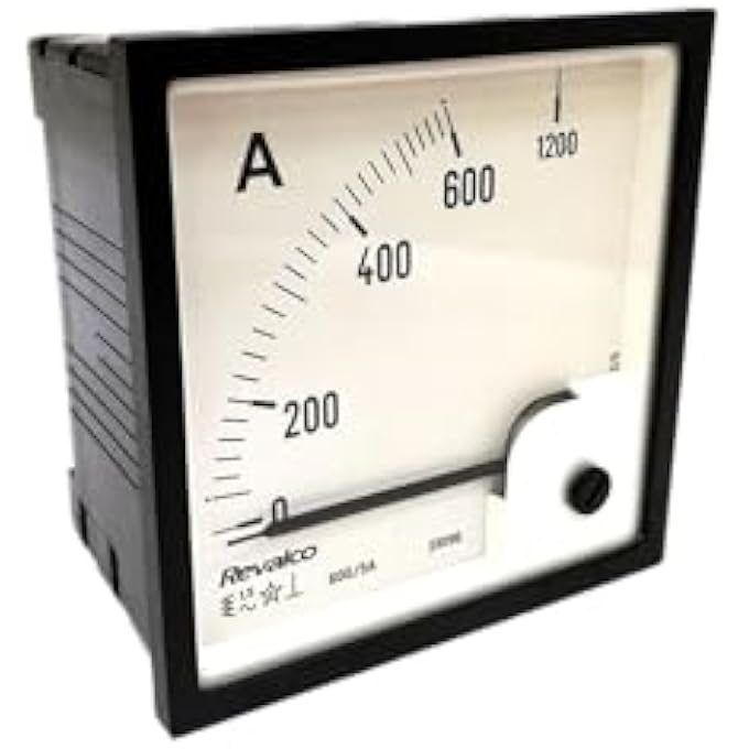 ريحني لوحة قياس التيار المتردد التناظرية 96 × 96 نوع Ct ثانوي 5 أمبير Eri96Esi96 Revalco إيطاليا 86598Ut484 - Image 3