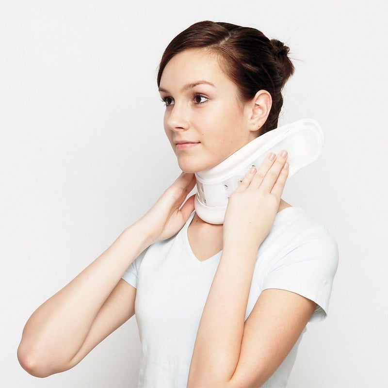 LP Support 905 Cervical Collar - Height Adjustable, White, Small - Image 3
