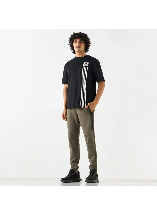 Kappa Kappa Track Pants with Drawstring Closure and Pockets