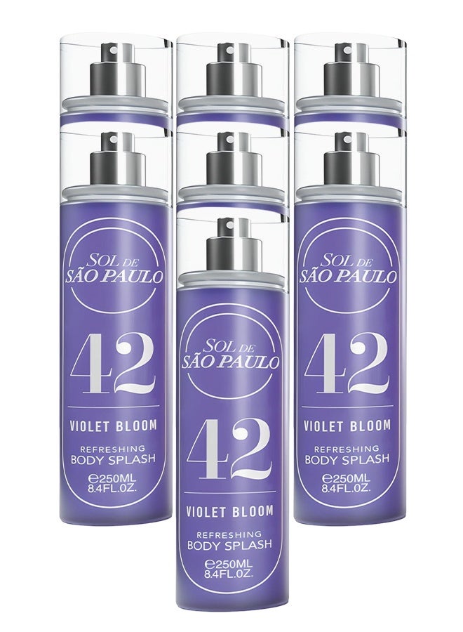 اس او ال 7 قطع معطر جسم منعش برائحة زهرة البنفسج من دي ساو باولو 42 250 مل - Image 1