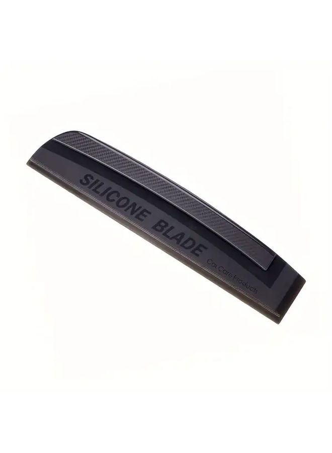 Soft Silicone Car Window Wiper Blade Scratch Free Water Stain Remover No Residue Gloss Black Ergonomic Handle Car Windshield Cleaner Squeegee Shower Door Mirror Home Use Window Tint Tool Windscreen Cleaner Ppf Tool Car Accessories - Image 5