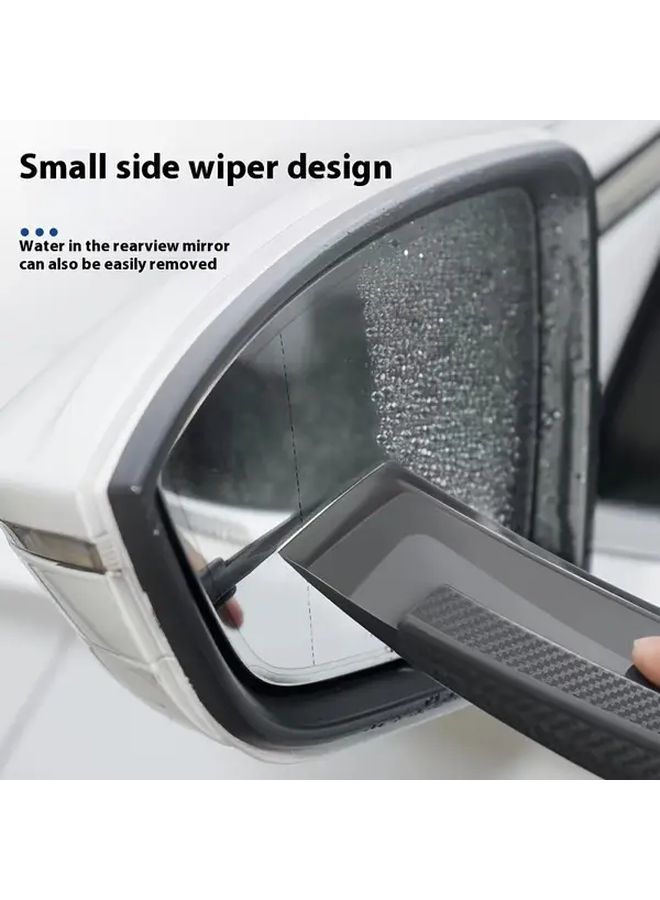 Soft Silicone Car Window Wiper Blade Scratch Free Water Stain Remover No Residue Gloss Black Ergonomic Handle Car Windshield Cleaner Squeegee Shower Door Mirror Home Use Window Tint Tool Windscreen Cleaner Ppf Tool Car Accessories - Image 3