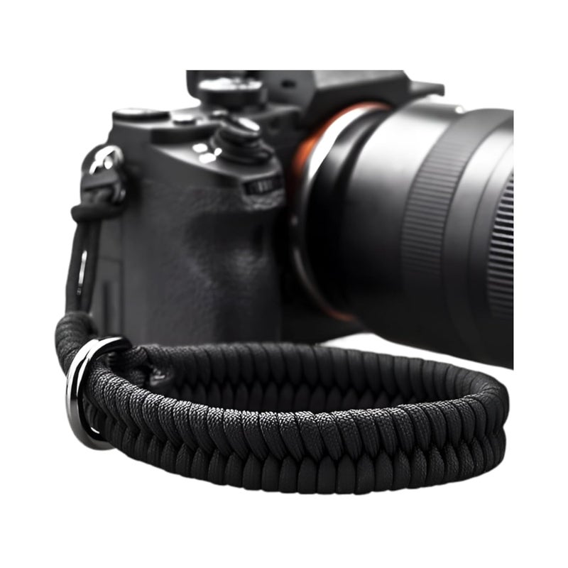 ELFOG Paracord Camera Wrist Strap Lanyard with Screw Suitable for Insta 360 X3 X4, Ace Pro, DSLR Mirrorless Cameras, Selfie Sticks - Image 2
