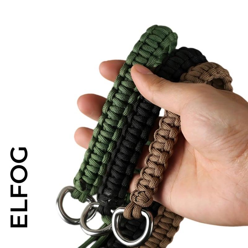 ELFOG Paracord Camera Wrist Strap Lanyard with Screw Suitable for Insta 360 X3 X4, Ace Pro, DSLR Mirrorless Cameras, Selfie Sticks - Image 3