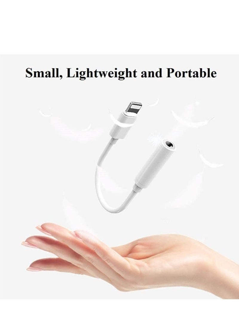 Generic 3 Pack Lightning to 3.5 mm Headphone Jack Adapter, Apple MFi Certified Veetone iPhone Audio Dongle Cable Earphones Headphones Converter Compatible with iPhone 12/12 Pro/11/11 Pro/SE/X XR XS XS Max 8 7  - Image 5