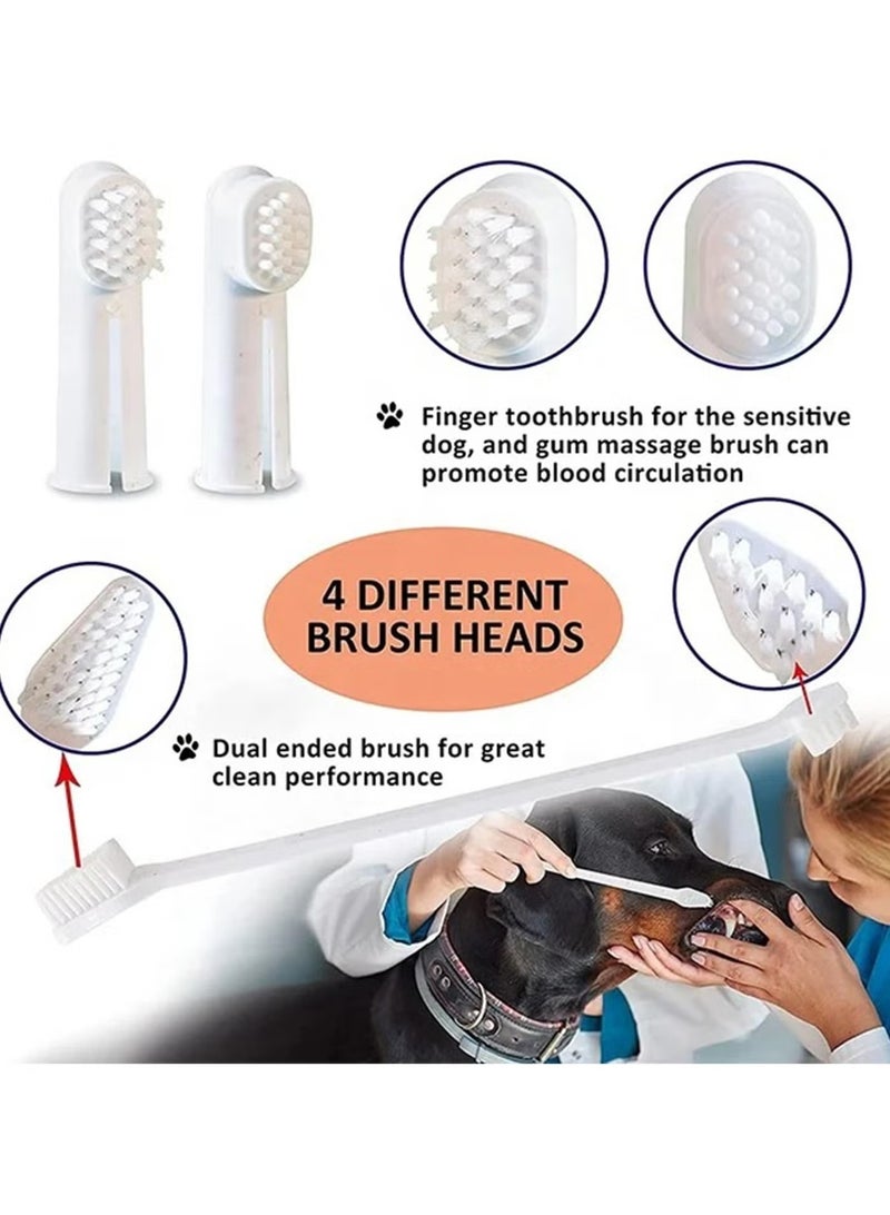 Bioline Dog Toothbrush and Toothpaste Kit Set for Dog Teeth Cleaning and Care,Extra Fingerbrush Brushing Dog Dental Care Kit Set - Image 5