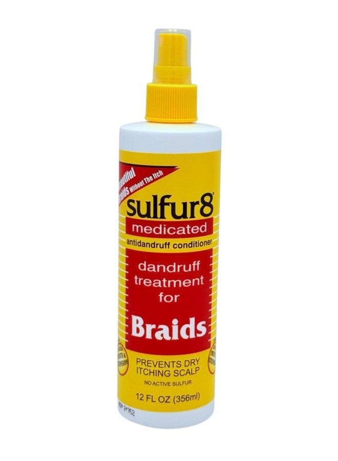 Dandruff Treatment Spray for Braids – Scalp Relief with Salicylic Acid – Itch & Flake Control - 12 oz - Image 1