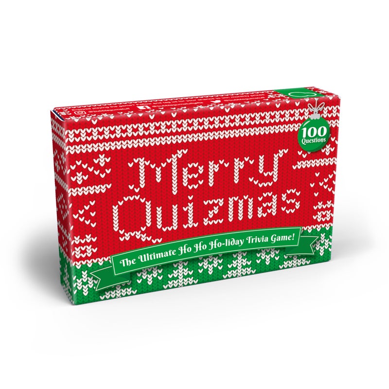Bubblegum Stuff Merry Quizmas A HoHoHolly Jolly Holiday Trivia Game Sleigh This Christmas With These 100 Treemendously Festive Quiz Questions For The Whole Family 100 Game Cards - Image 3