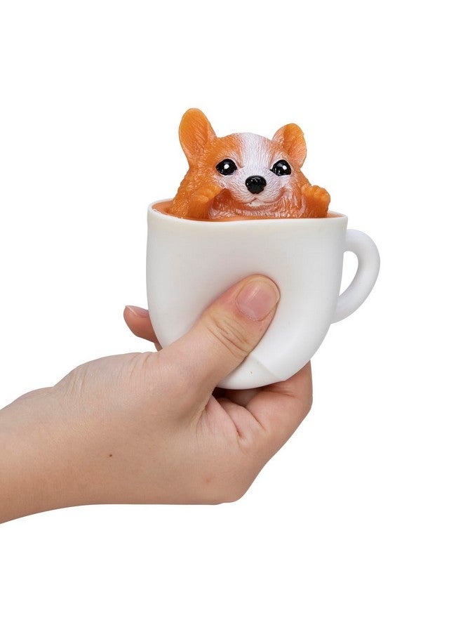 Schylling شيلينغ جرو في كوب - اضغط للكشف عن رفقاء لطيفين بموضوع الكافيين - قد يختلف النمط (عبوة من 1) - Image 1