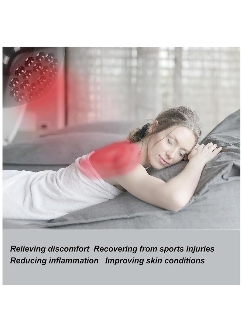 Generic Red LED Infrared Light Shoulders Muscles Red Light Therapeutic 850Nm Knees Waist Feet 660Nm with Red for Led Light 660-850Nm  - Image 3