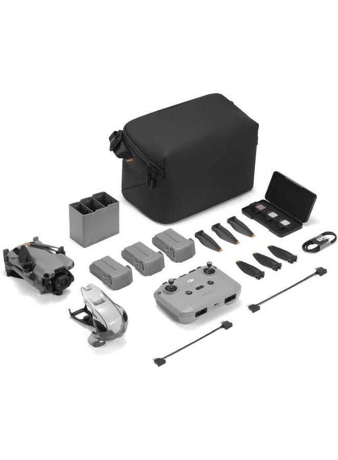 dji Mini 5 Pro Fly More Combo with RC-N3, 1-Inch CMOS, UAE Version with official warranty support, 4K Drone for Beginners with Omnidirectional Obstacle Sensing, ActiveTrack 360°, 225° Gimbal Rotation, 3 Batteries- MOIAT Certified - Image 2