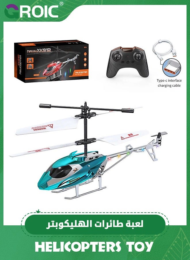 GROIC RC Helicopter,Mini Remote Control Helicopters,LED Light Modes, Altitude Hold,Remote Helicopter Toys for Kids,Helicopter Model - Image 1