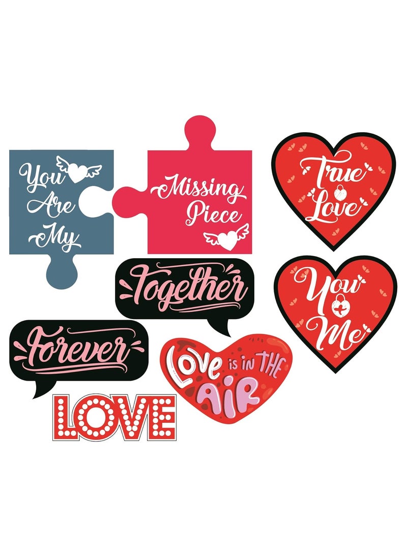 Syga SYGA Set of 20 Pre Wedding Party Props,Wedding Ceremony Party Props, Suitable Props for Wedding Theme Party Photo Booth Props  - Image 2