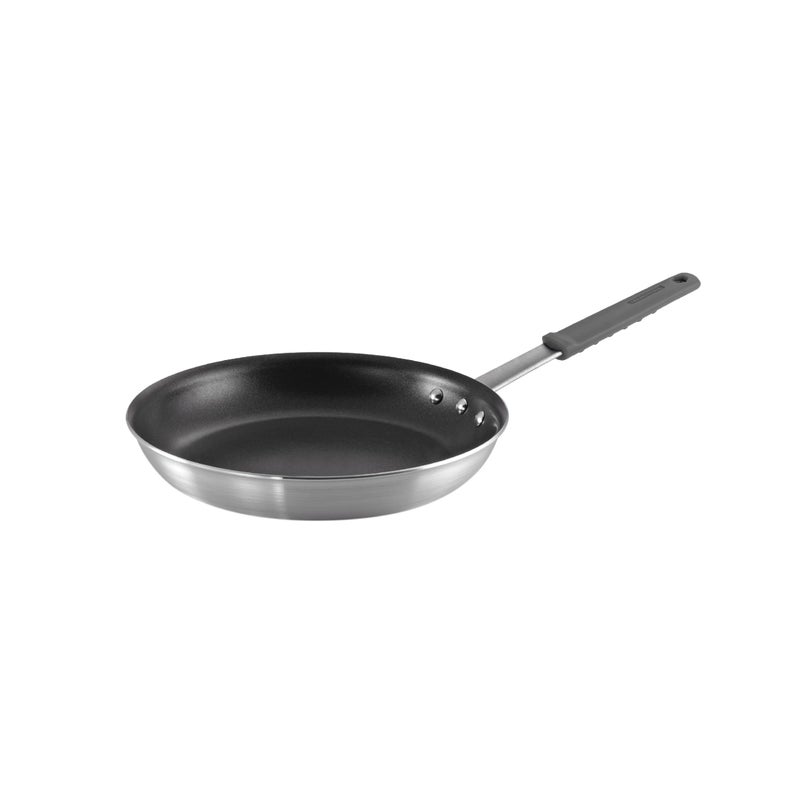 Tramontina Professional 12Inch Non Stick Large Frying Pan HeavyGauge Aluminum Skillet with Reinforced Nonstick Coating Gray Handle Dishwasher and Oven Safe