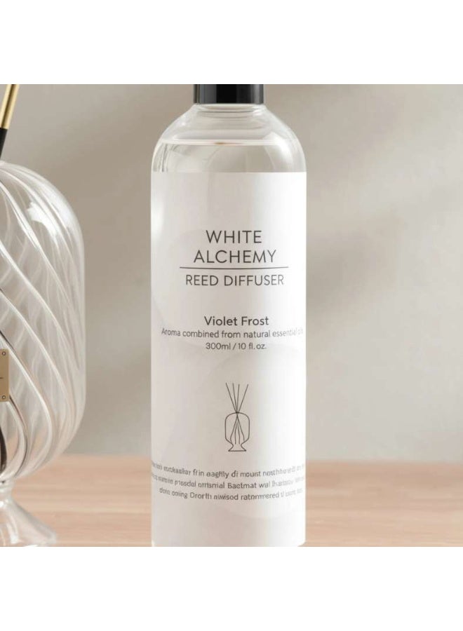 Pan Home White Alchemy Violet Frost Reed Diffuser 400ml - White - Image 2