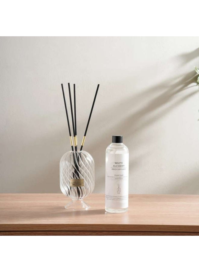Pan Home White Alchemy Violet Frost Reed Diffuser 400ml - White - Image 3