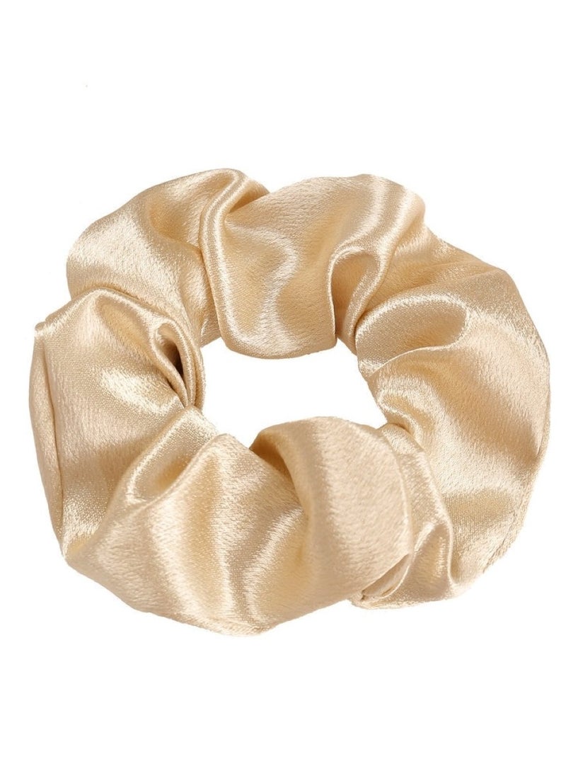 Elastic Silk Scrunchie for Women Beige - pzsku/Z132230233BBC8E639BB1Z/45/_/1716134251/fbf0af0f-01fa-4927-921f-cbd47f2028d9