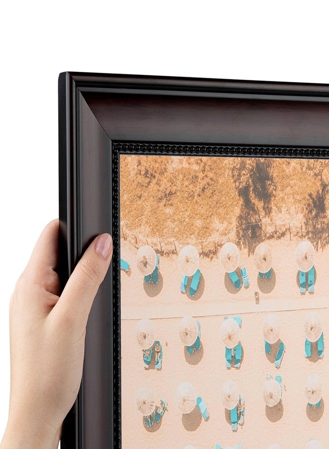 ArtToFrames 14x25 inch Satin Black Reverse Step Wood Picture Frame, 2WOM10050-14x25 - Image 1