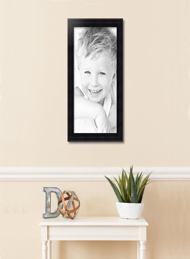ArtToFrames 14x25 inch Satin Black Reverse Step Wood Picture Frame, 2WOM10050-14x25 - Image 2